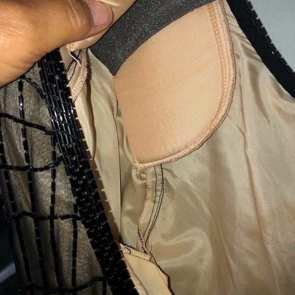 Vintage 90s Beaded Cocktail Dress Vintage - Picture 6 of 6